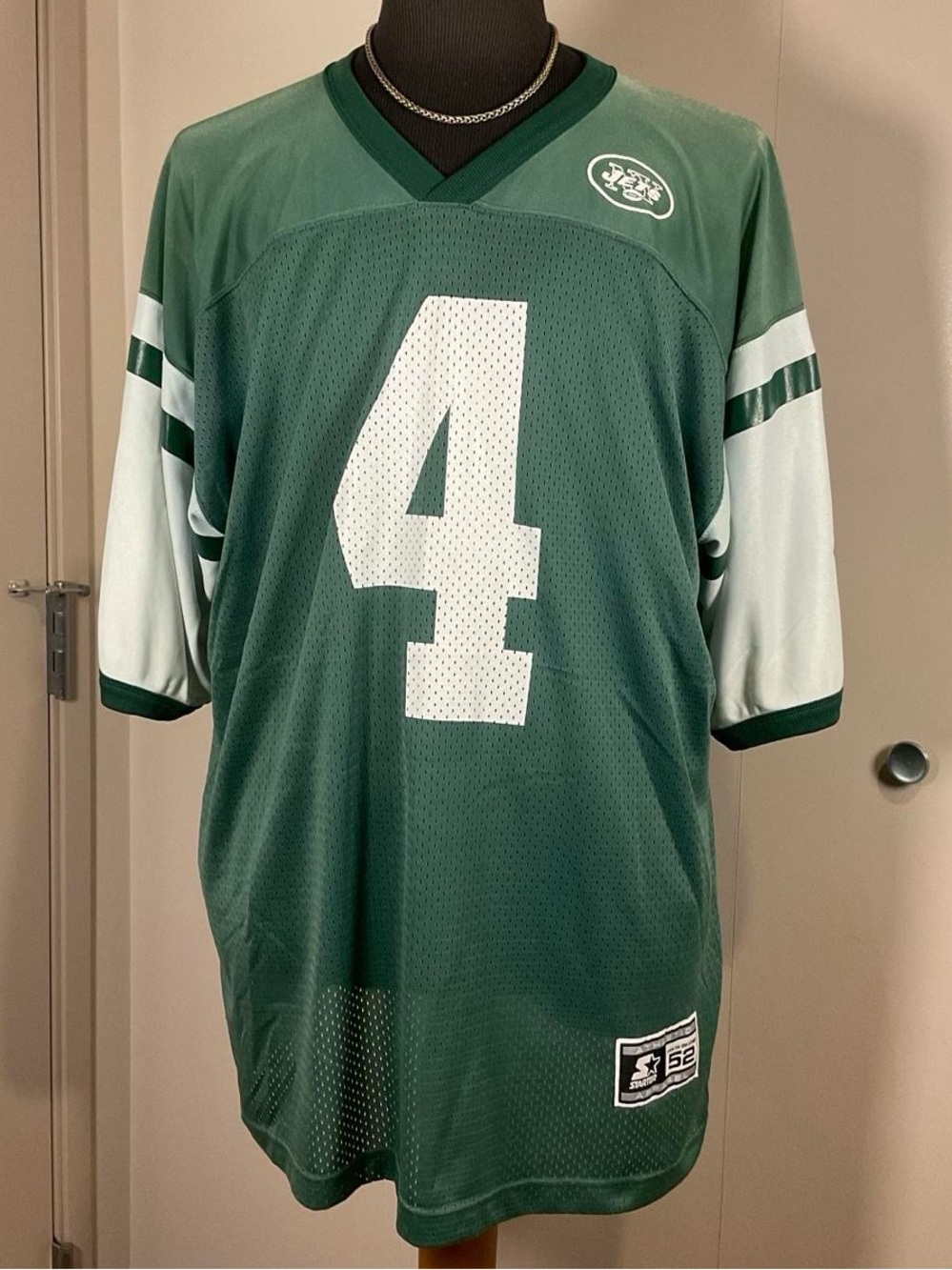 Vintage 90s Starter NFL Green Glenn Foley New York Jets Jersey